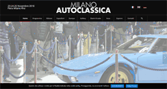 Desktop Screenshot of milanoautoclassica.com